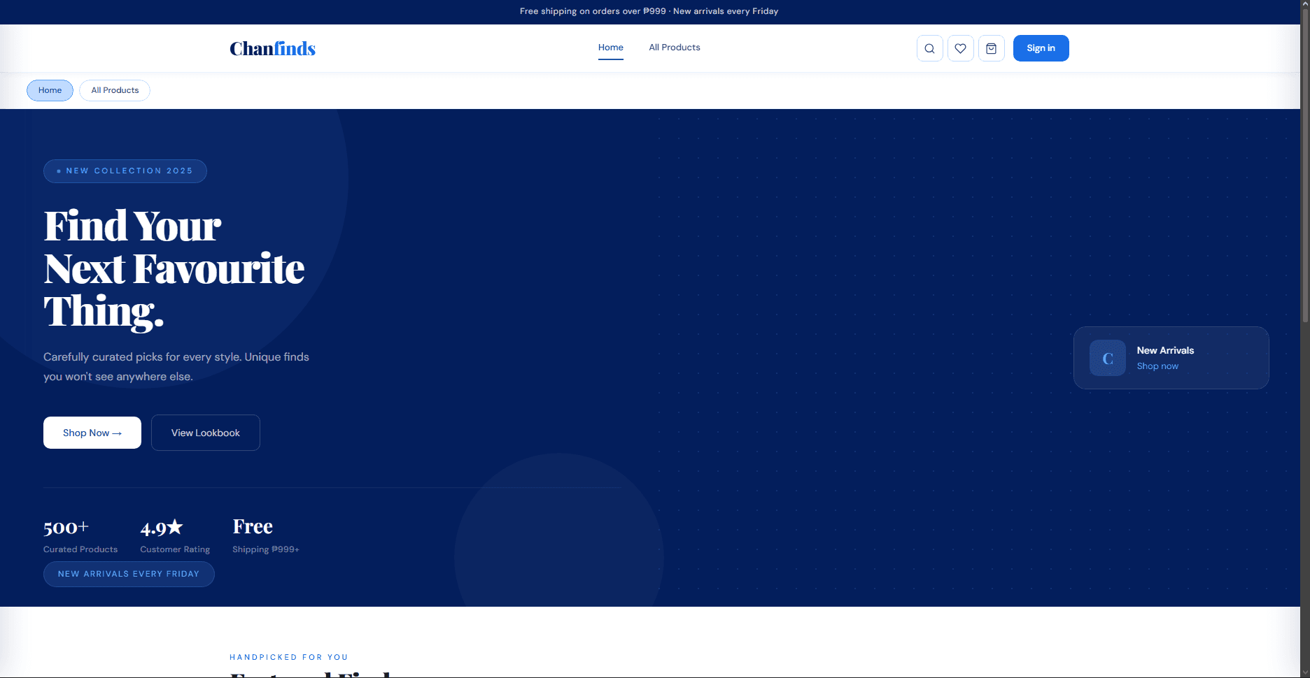 Chanfinds Theme